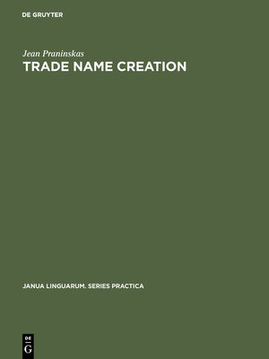 cover image of Trade name creation